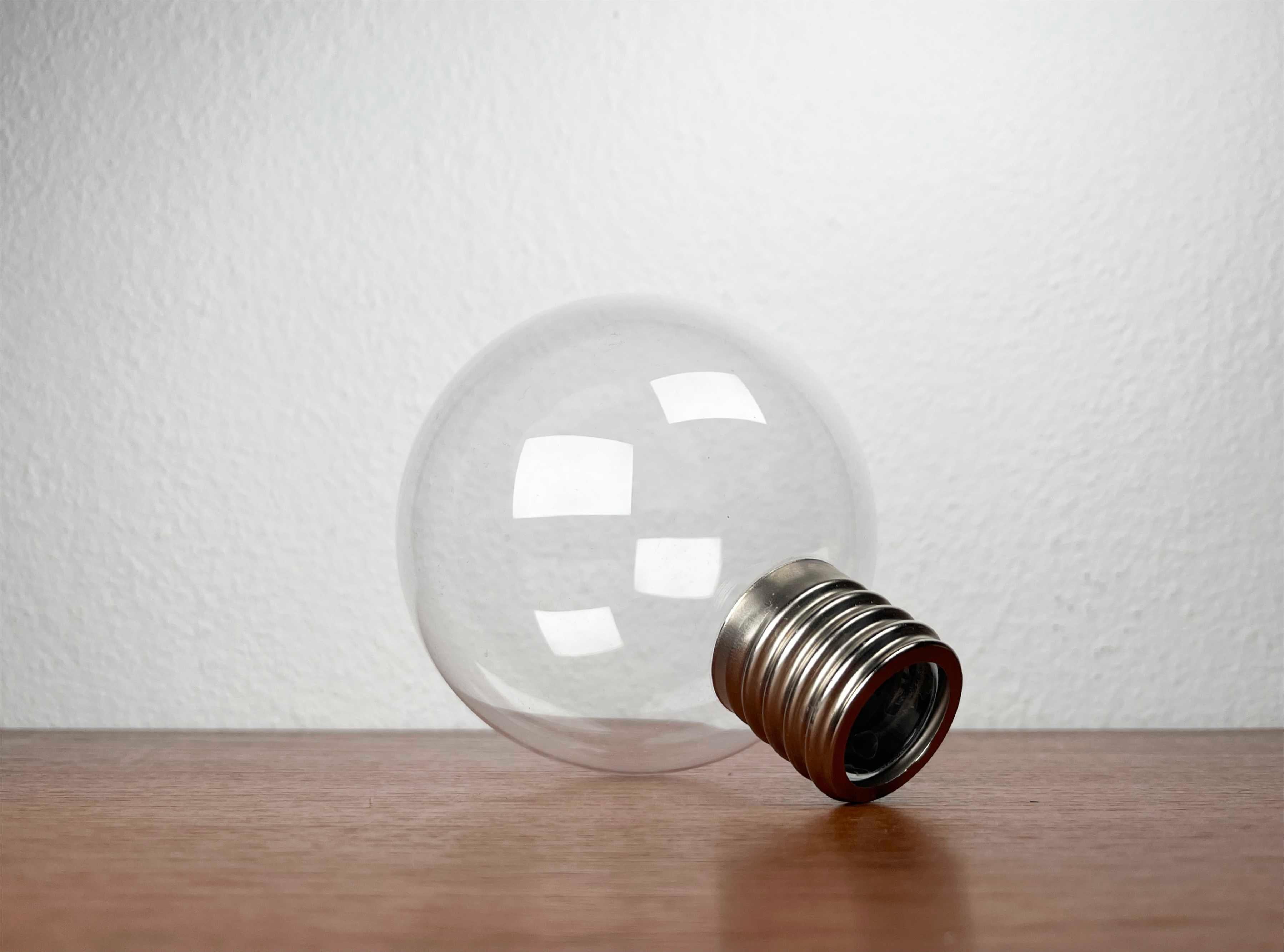 Space Age Ricambio di vetro tedesco dell'età dello spazio per lampade da tavolo Motoko Ishii 1970s in vendita