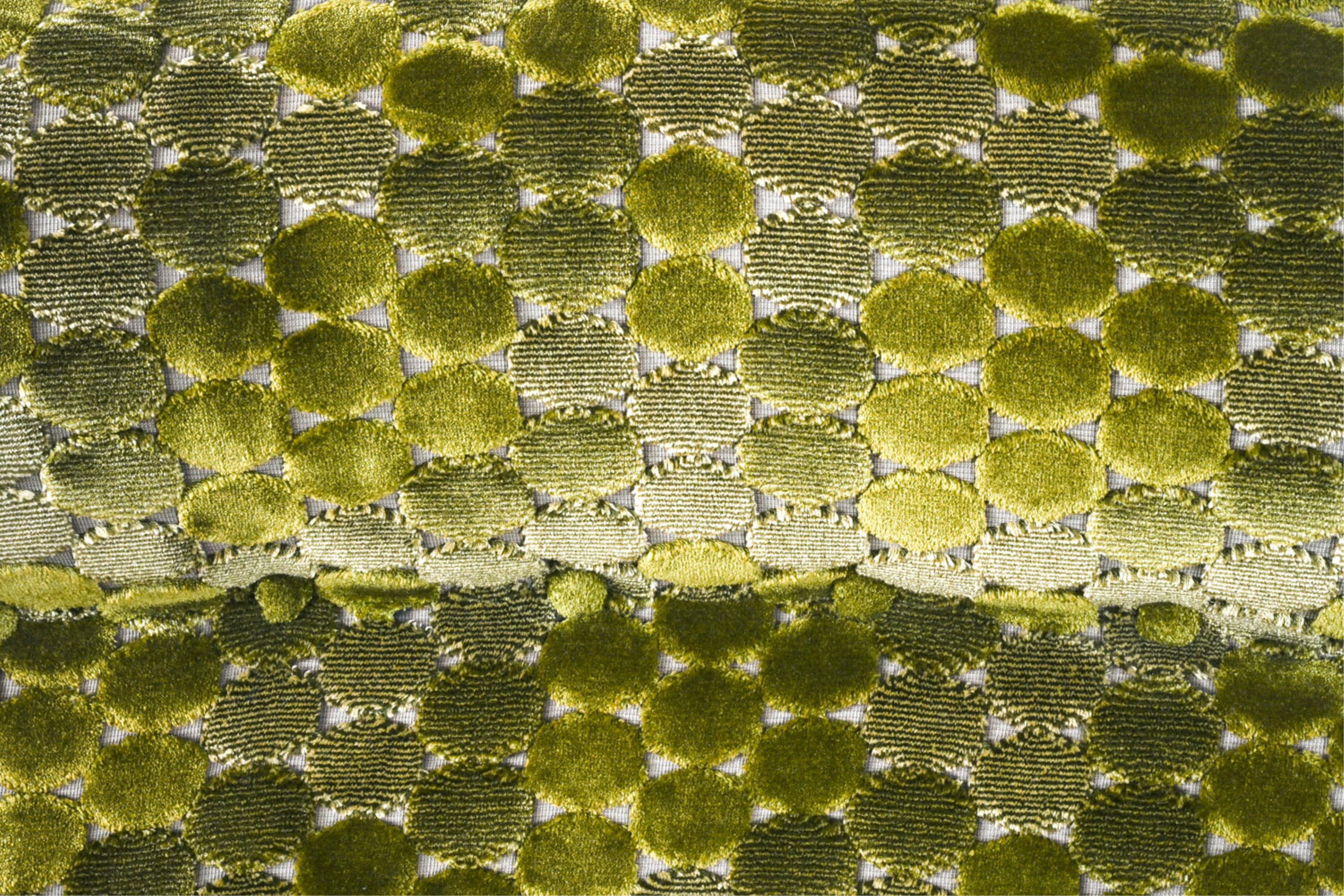 Canapé d'angle sectionnel allemand de l'ère spatiale en velours coupé en nid d'abeille en vente 1