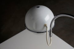 Deutsche Space Age Schreibtischlampe Modell "7982" in Weiß und Chrom von Cosack, 1960er Jahre