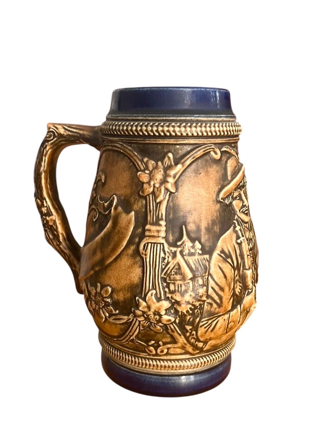 German Stein - Beer Mug - Tankard - Pot - Ceramic - Germany For Sale 1