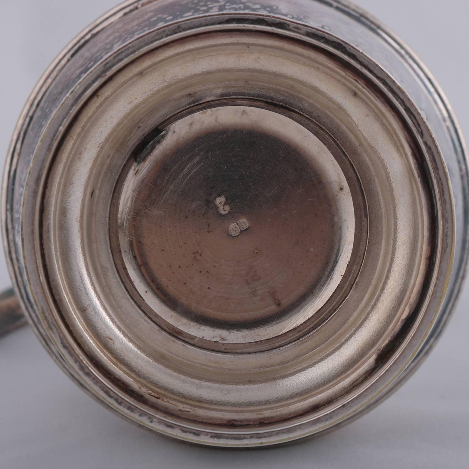 German Sterling Silver Georgian Style Pitcher 9.4 toz Darmstadt, 19th Century 1