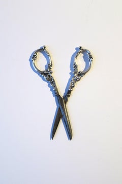 German Sterling Silver Shears or Scissors for Grapes, Plants, Flowers