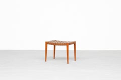 Taburete otomano alemán Atribuido a Hartmut Lohmeyer, Alemania, 1950