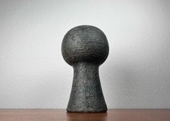 Vaso brutalista dello Studio Pottery tedesco di Gerhard Liebenthron, 1981