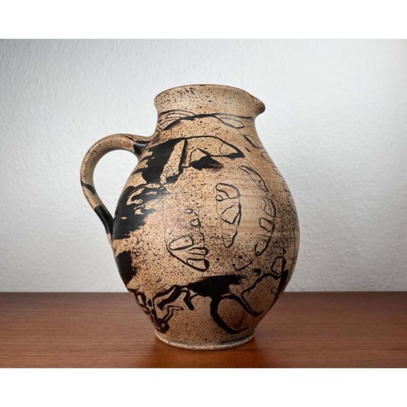 Vase cruche en Studio Pottery de Gerhard Liebenthron, 1993 en vente 6