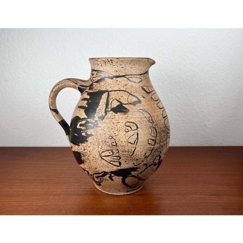 20ième siècle Vase cruche en Studio Pottery de Gerhard Liebenthron, 1993 en vente
