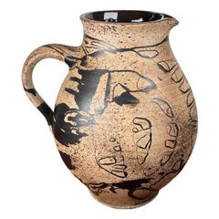 Vase cruche en Studio Pottery de Gerhard Liebenthron, 1993