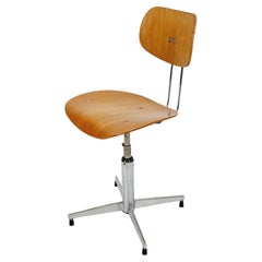 German Swivel  Bauhaus chair model   by Egon Eiermann for Wilde & Spieth 1950s