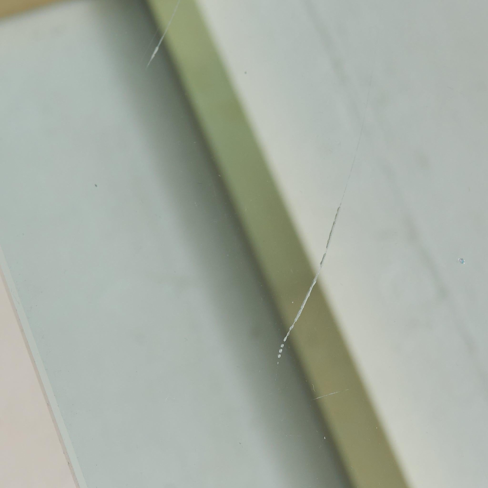 German 'T30' Glass + Gilt Brass Console Table by Peter Ghyczy, 1970s im Angebot 4