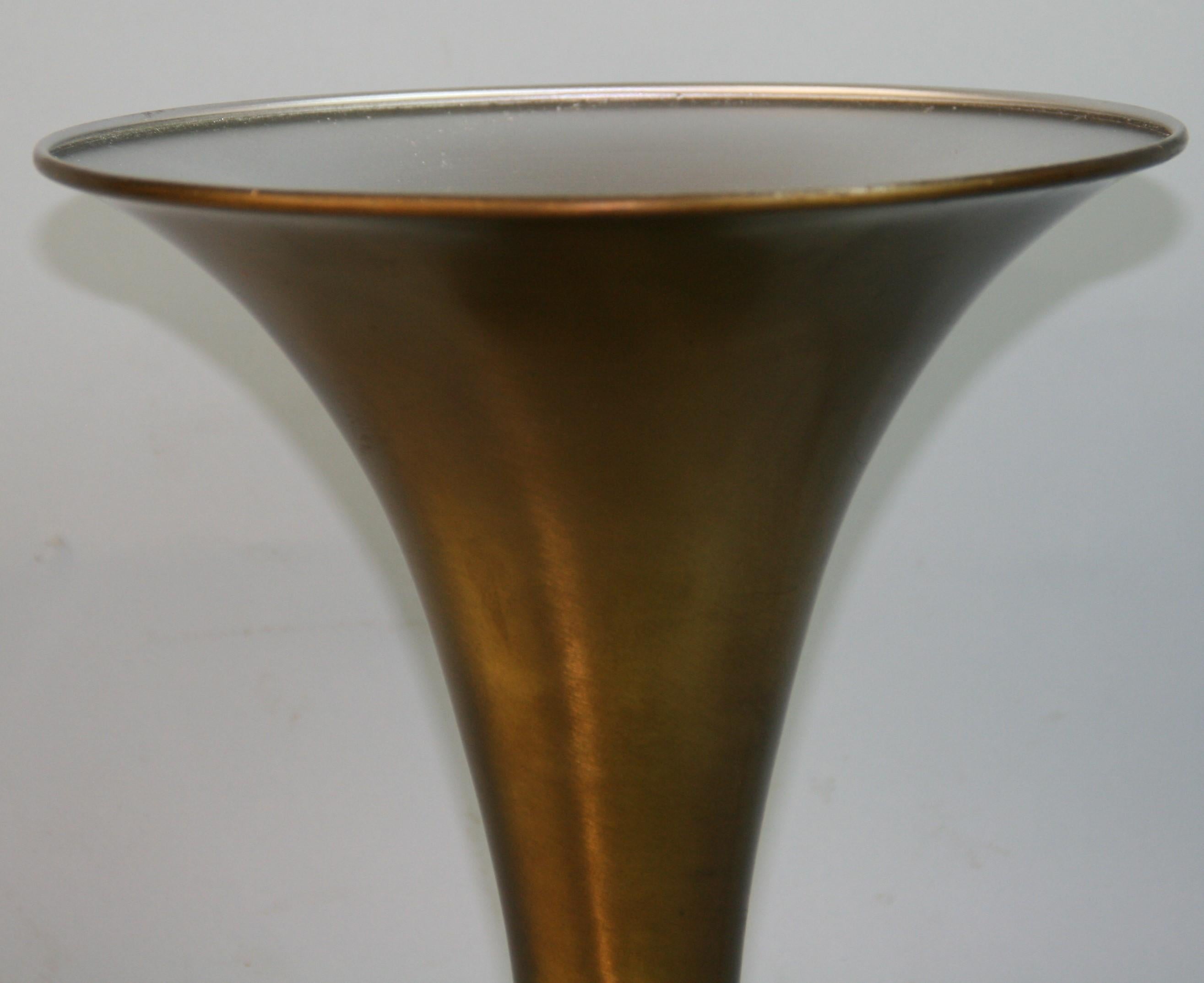 Mid-20th Century German Table Lamp Metal 1960's For Sale