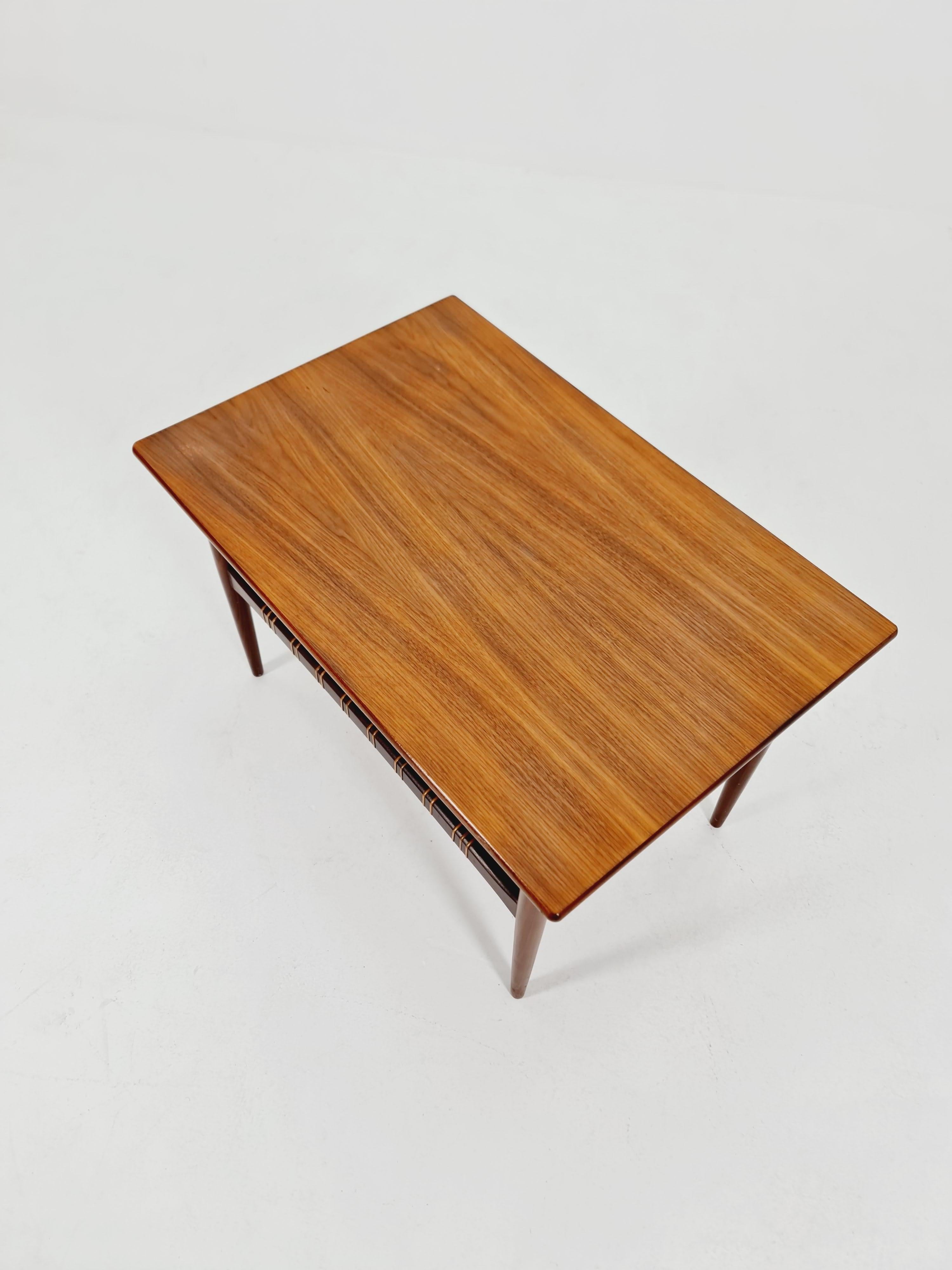 Metà XX secolo German Teak Coffee Table by Else Møbelfabrik, 1960s in vendita