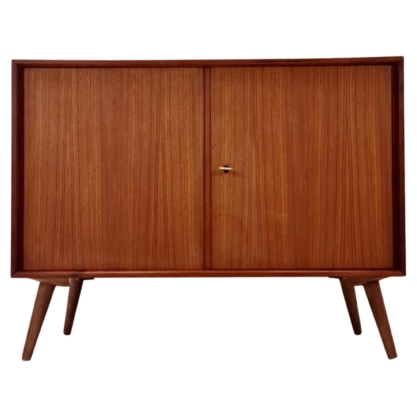 Buffet allemand en teck de Heinrich Riestenpatt pour RT 200, 1960