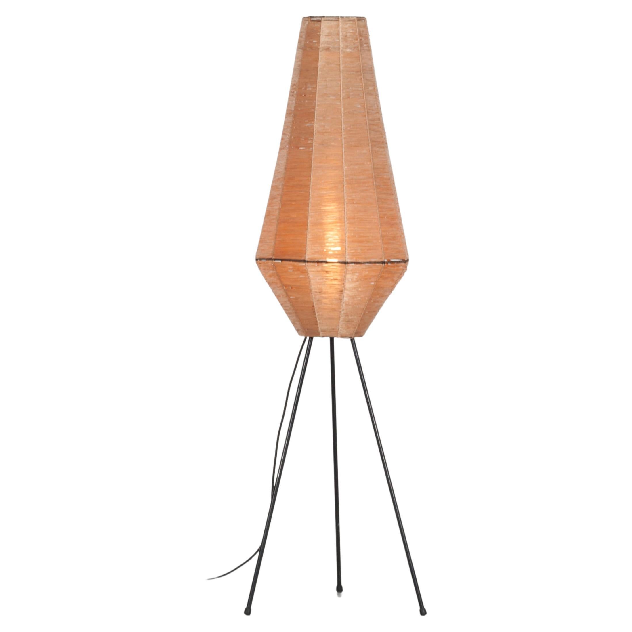 Lampada da terra tedesca a tre gambe degli anni '50