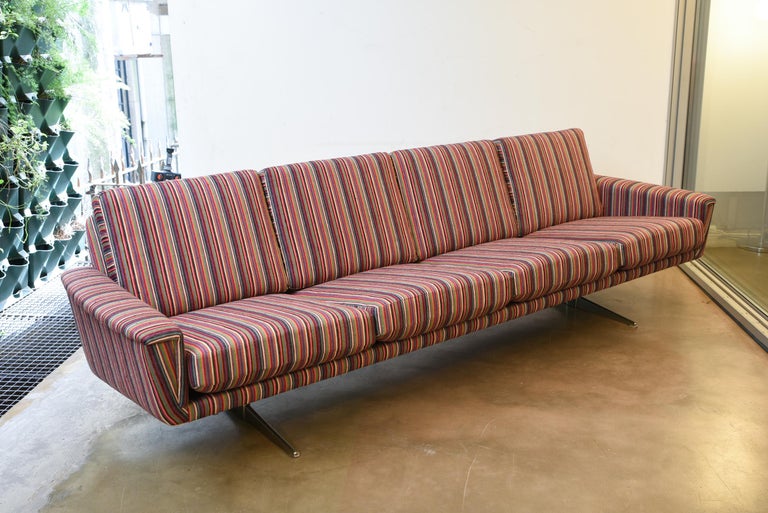 German Three-Seat Sofa at 1stDibs