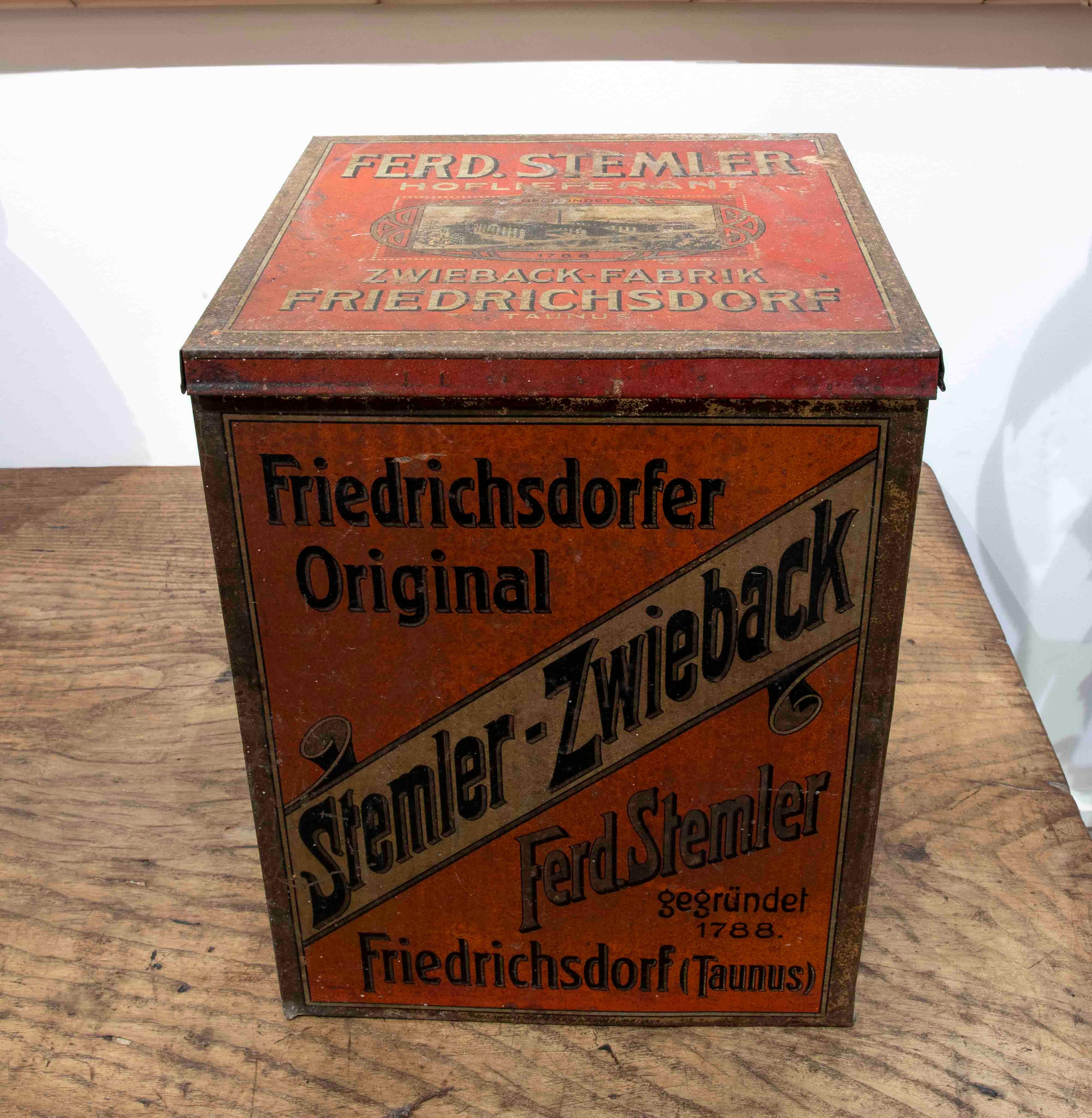 German Tin Food Box, 