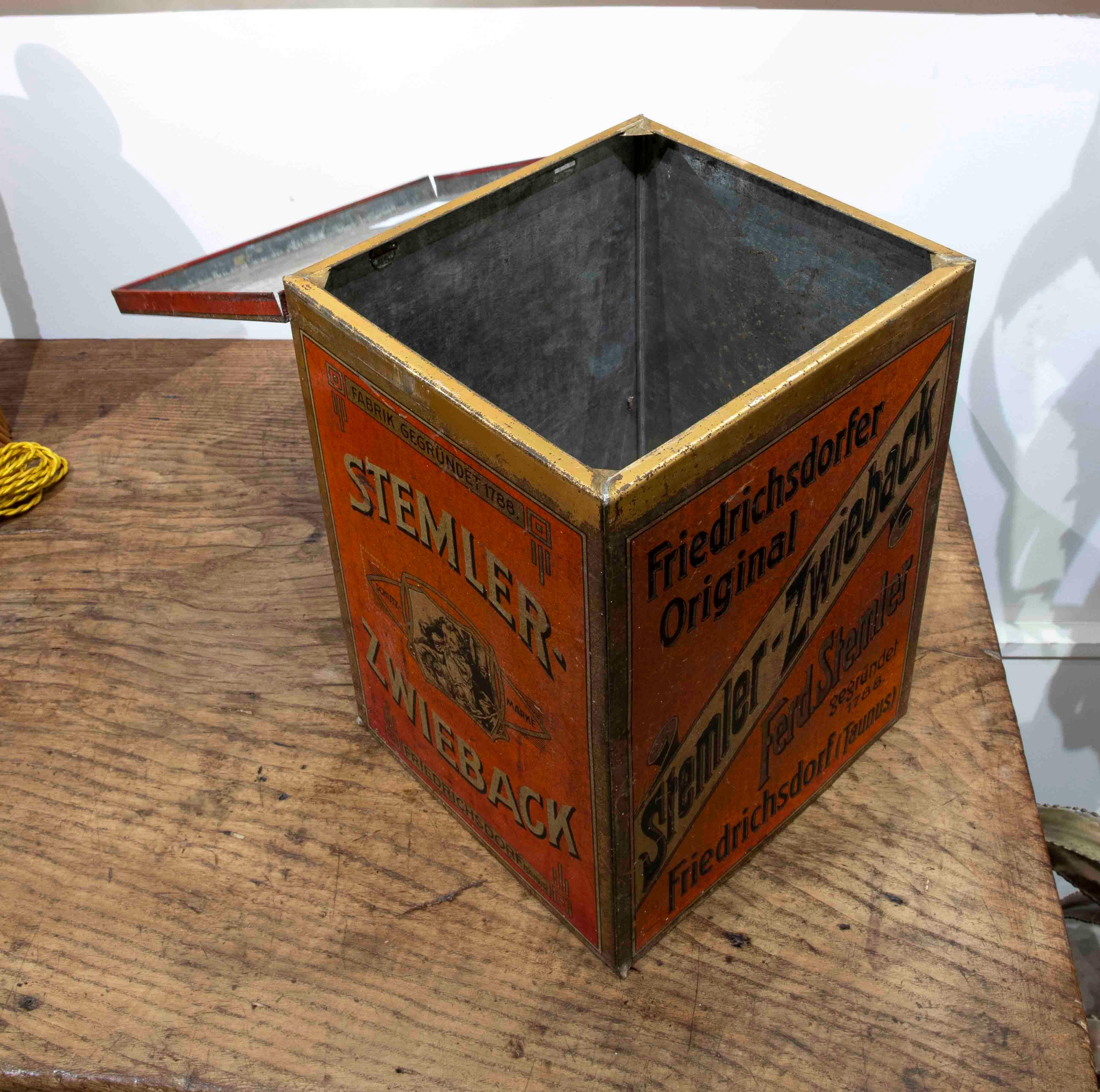 German Tin Food Box, 