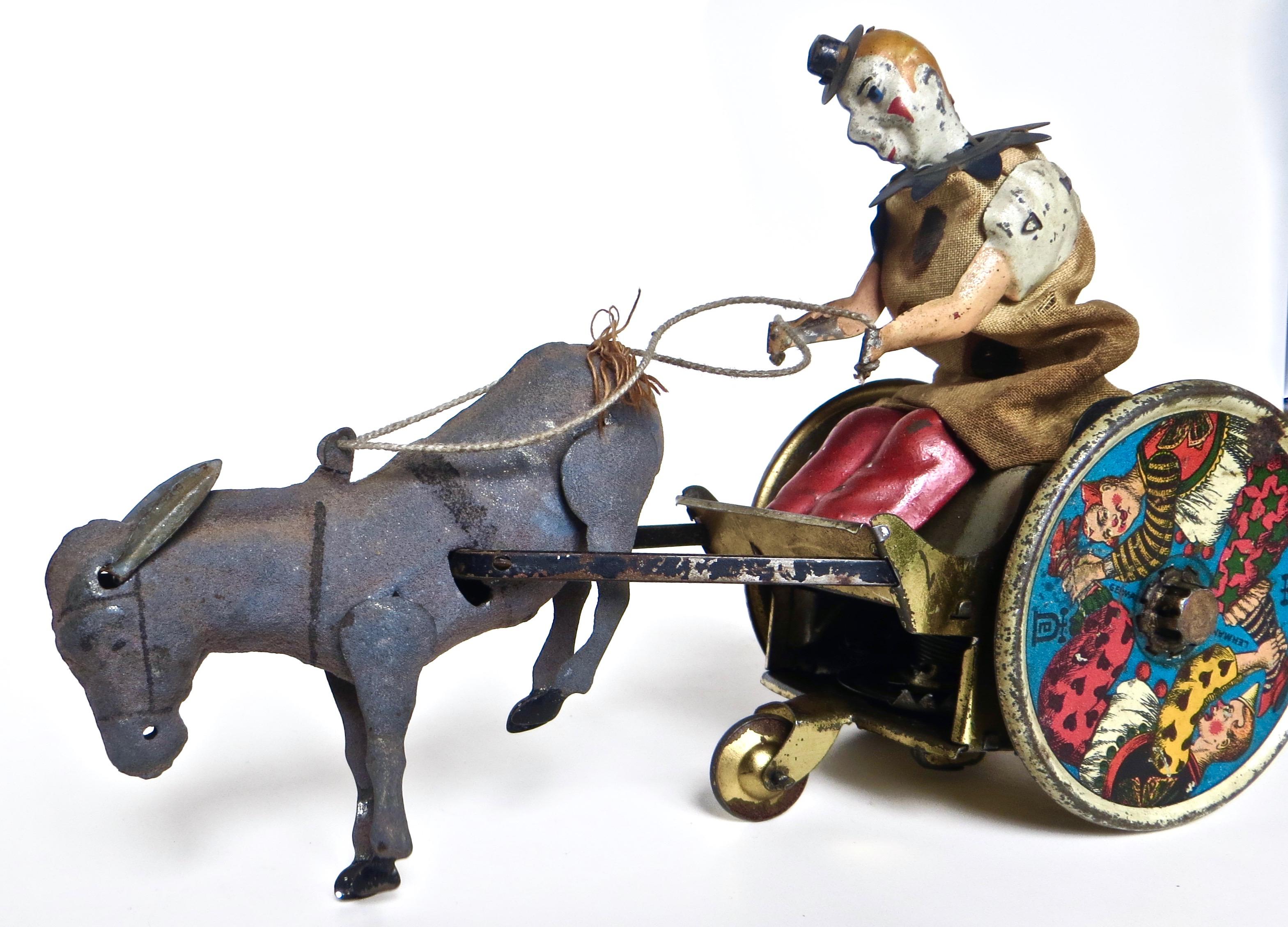 Early 20th Century German Tinplate Clockwork Wind Up Toy by the Lehman Co. 