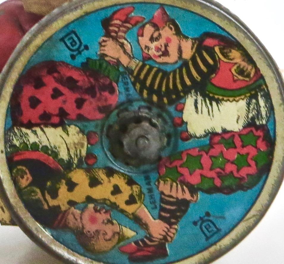 Deutsches Wind-Uhrwerk-Spielzeug aus Zinn von Lehman Co. „Balky Mule“ Circa 1909 im Angebot 2