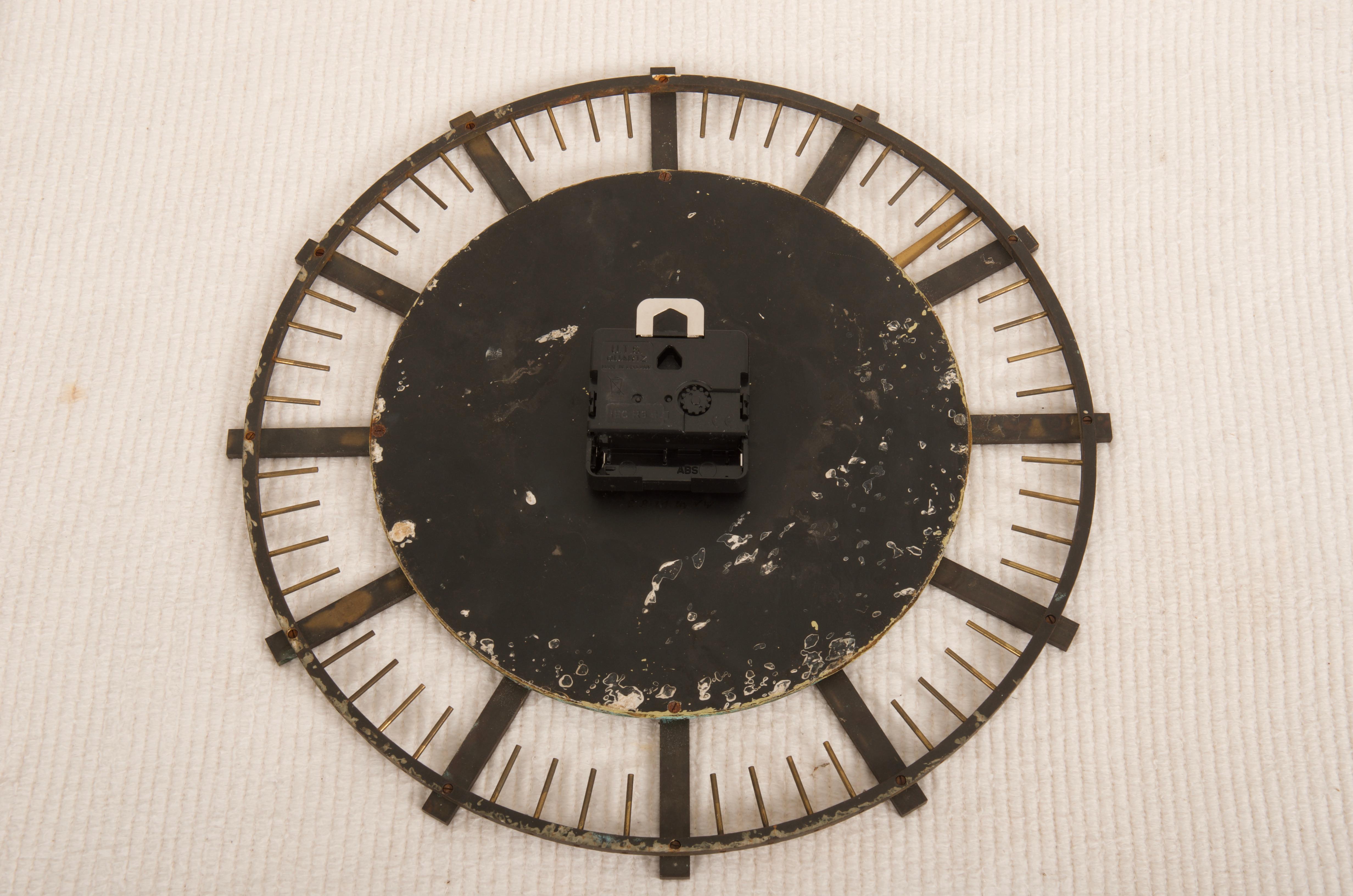 German TN Telenorma Brass Wall Clock 3