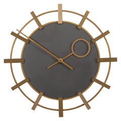 German TN Telenorma Brass Wall Clock