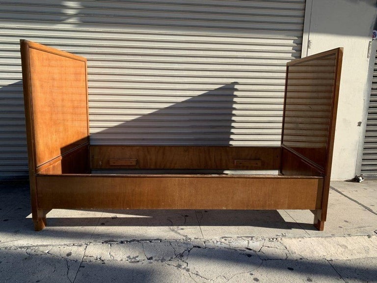 German Twin Bed in the Style of Edward Wormley at 1stDibs