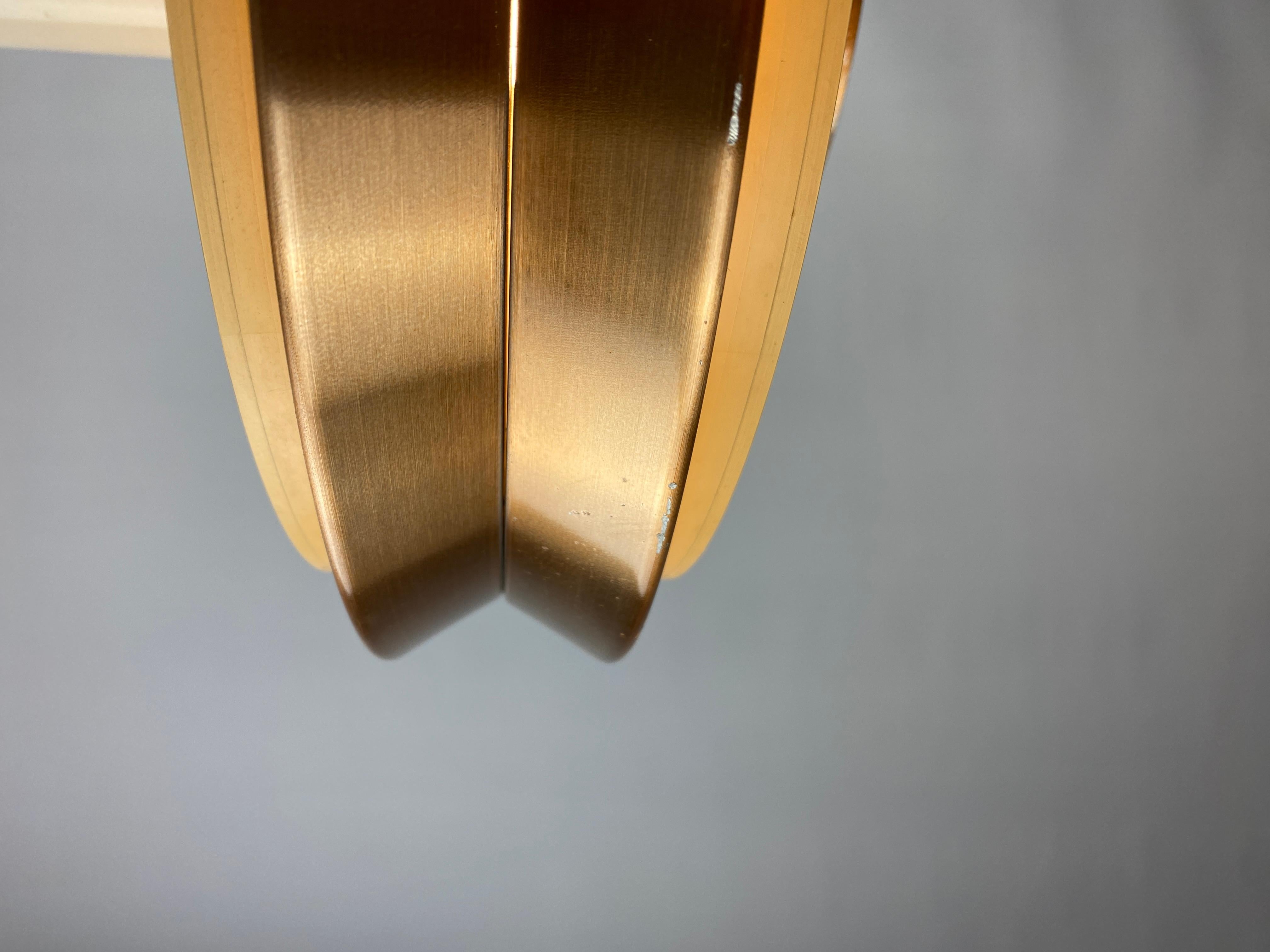 German UFO pendant light made by VEB Metalldrücker Halle from DDR 1970 For Sale 2