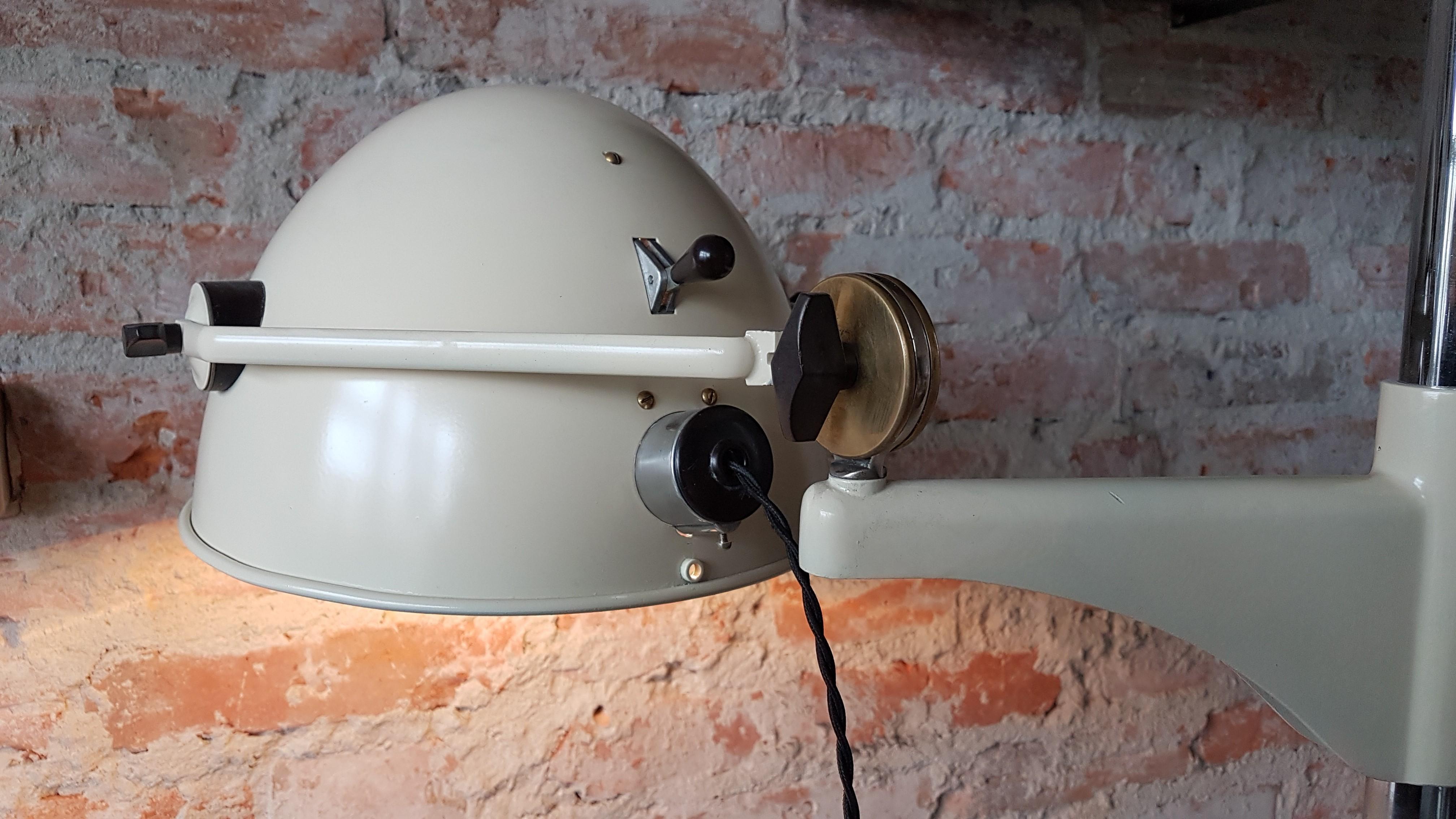 Art déco Lampe de soleil sur pied Art Déco allemande SR 300 par Original Hanau, 1931