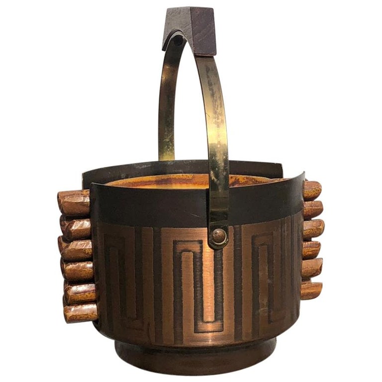 German Vintage Midcentury Portable Ashtrays, Set of Six For Sale at 1stdibs