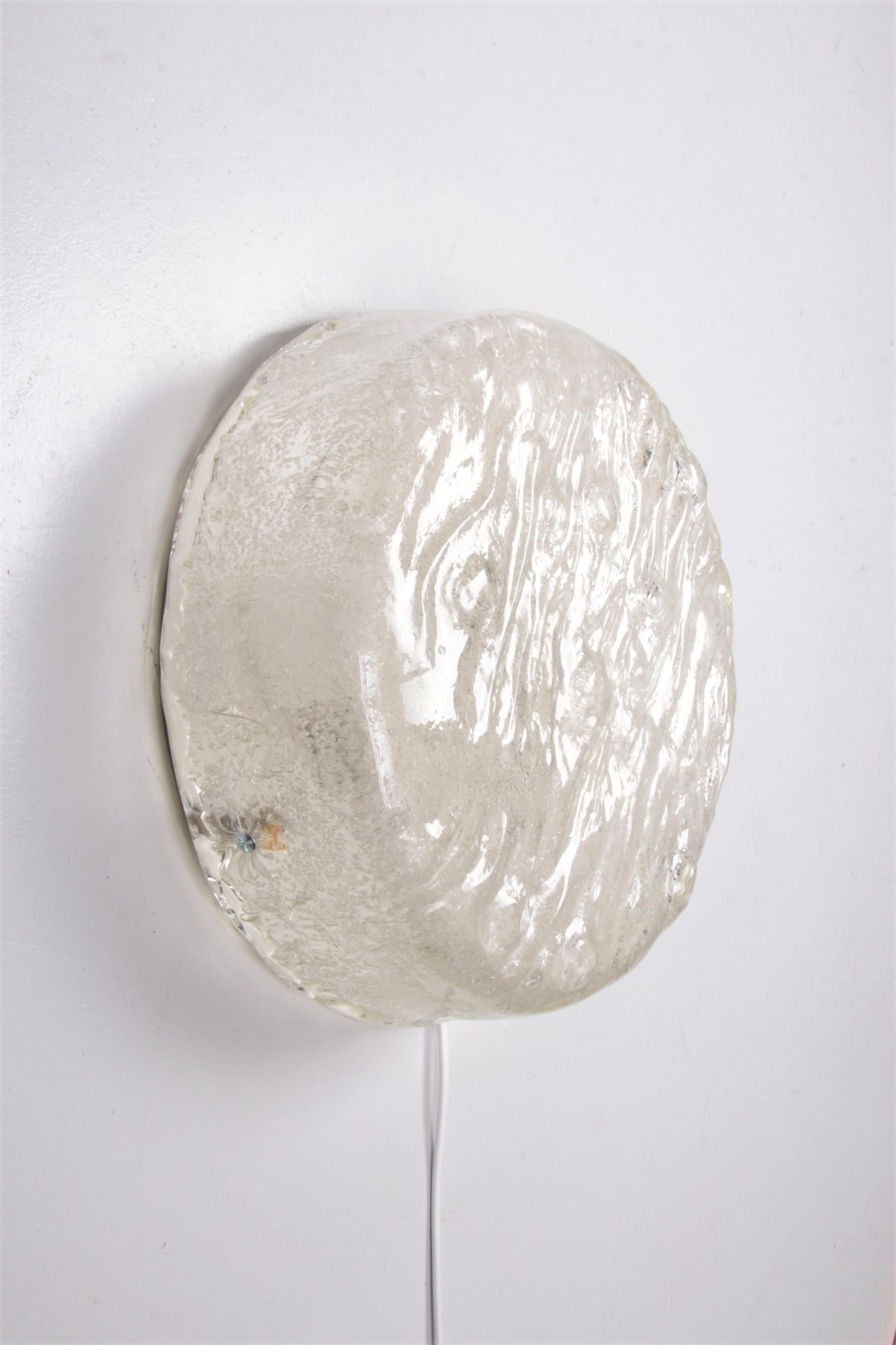 Bauhaus German Vintage Round Ceiling Lamp by Kaiser Idell, 1960s For Sale