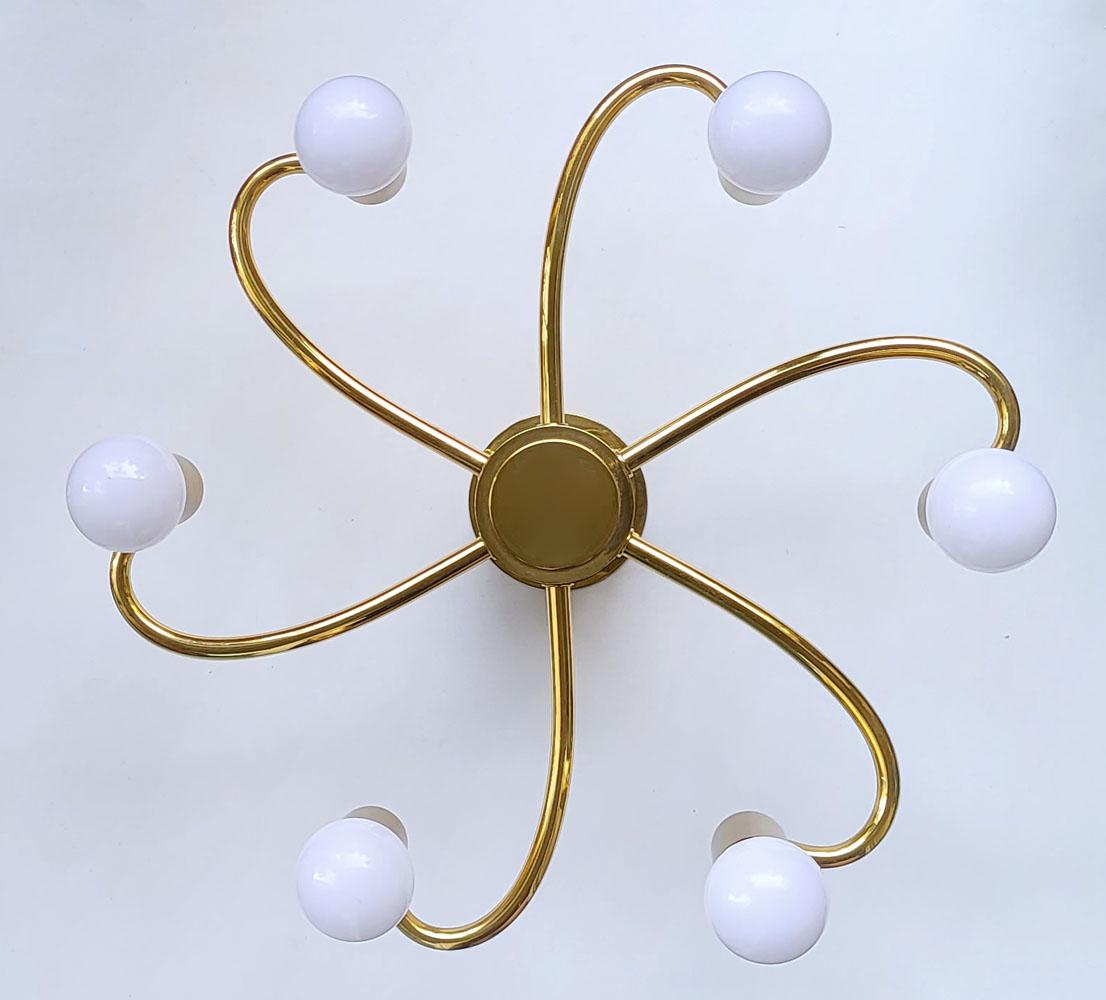 Minimalismo Lampadario scultoreo d'epoca da soffitto o da parete, anni '70 in vendita