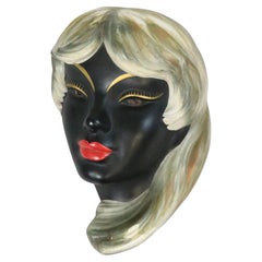 German Wall Mask from the 1950s, GOEBEL, Mainit