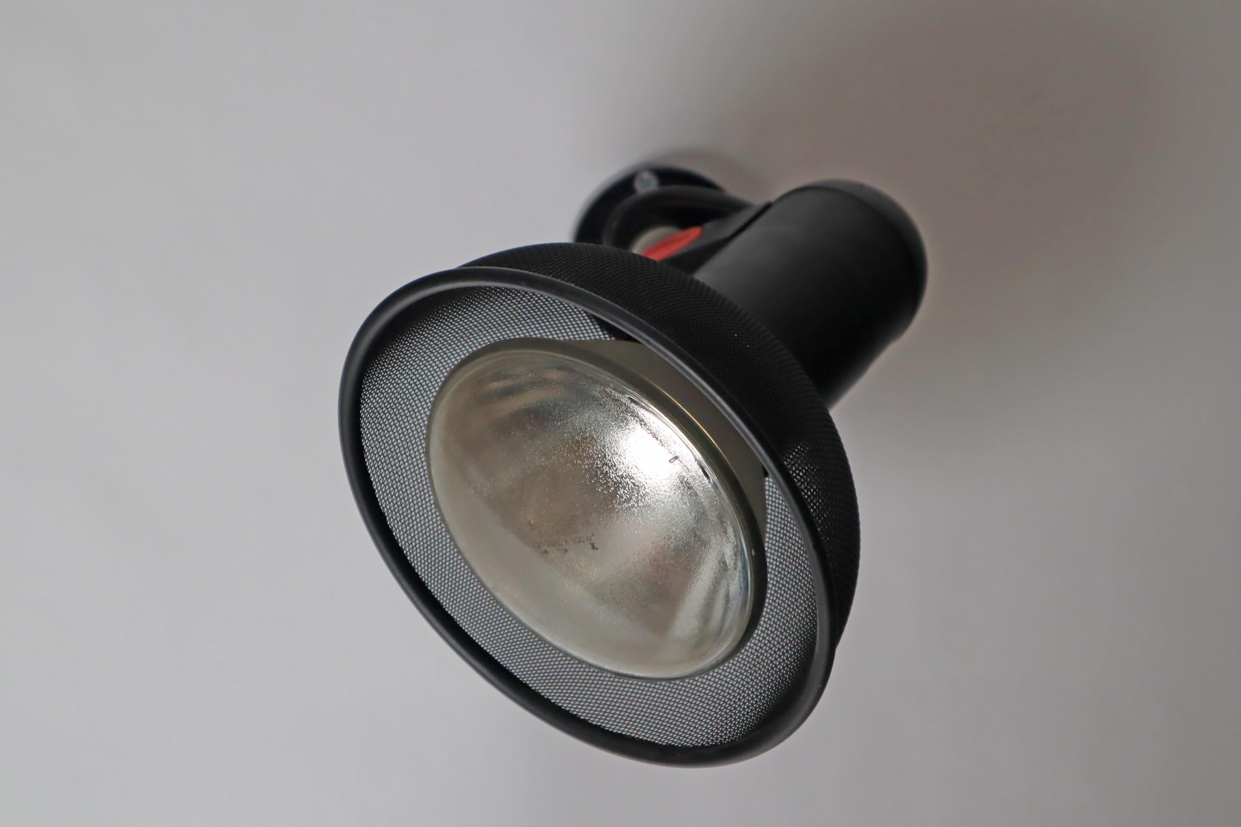 Late 20th Century German Wall or Ceiling Light in the Shape of a Microphone from Erco Leuchten For Sale