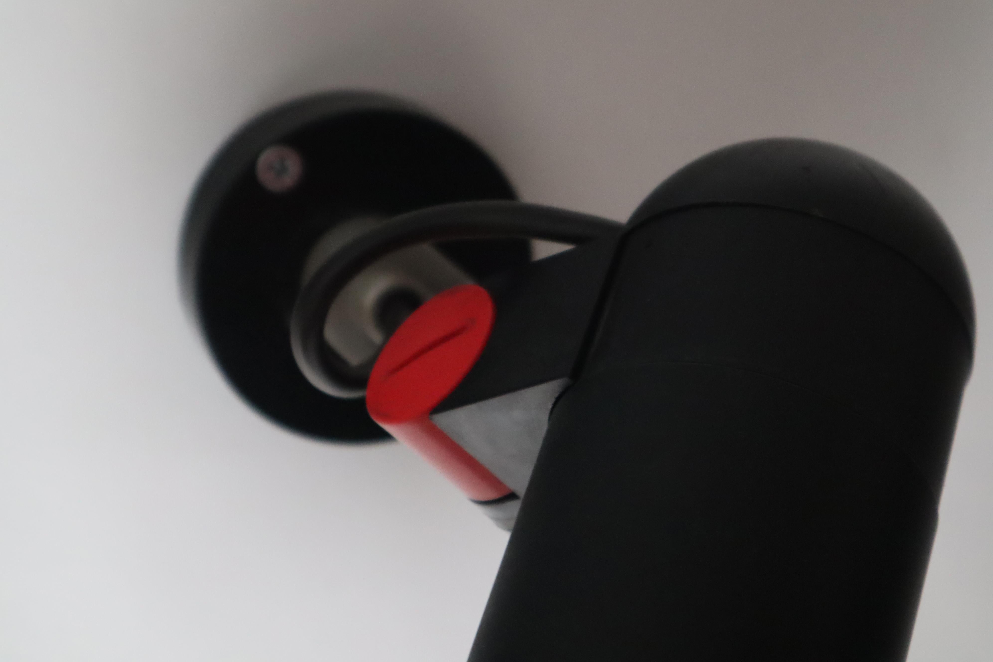 German Wall or Ceiling Light in the Shape of a Microphone from Erco Leuchten For Sale 1