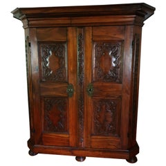 German Walnut Cupboard