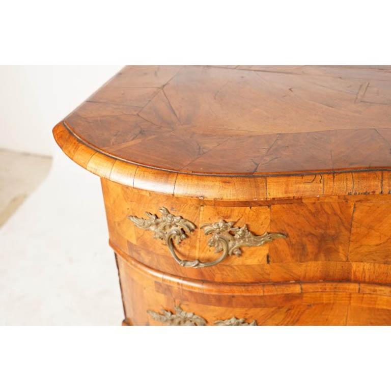 German Walnut & Parquetry Commode In Good Condition In New Orleans, LA