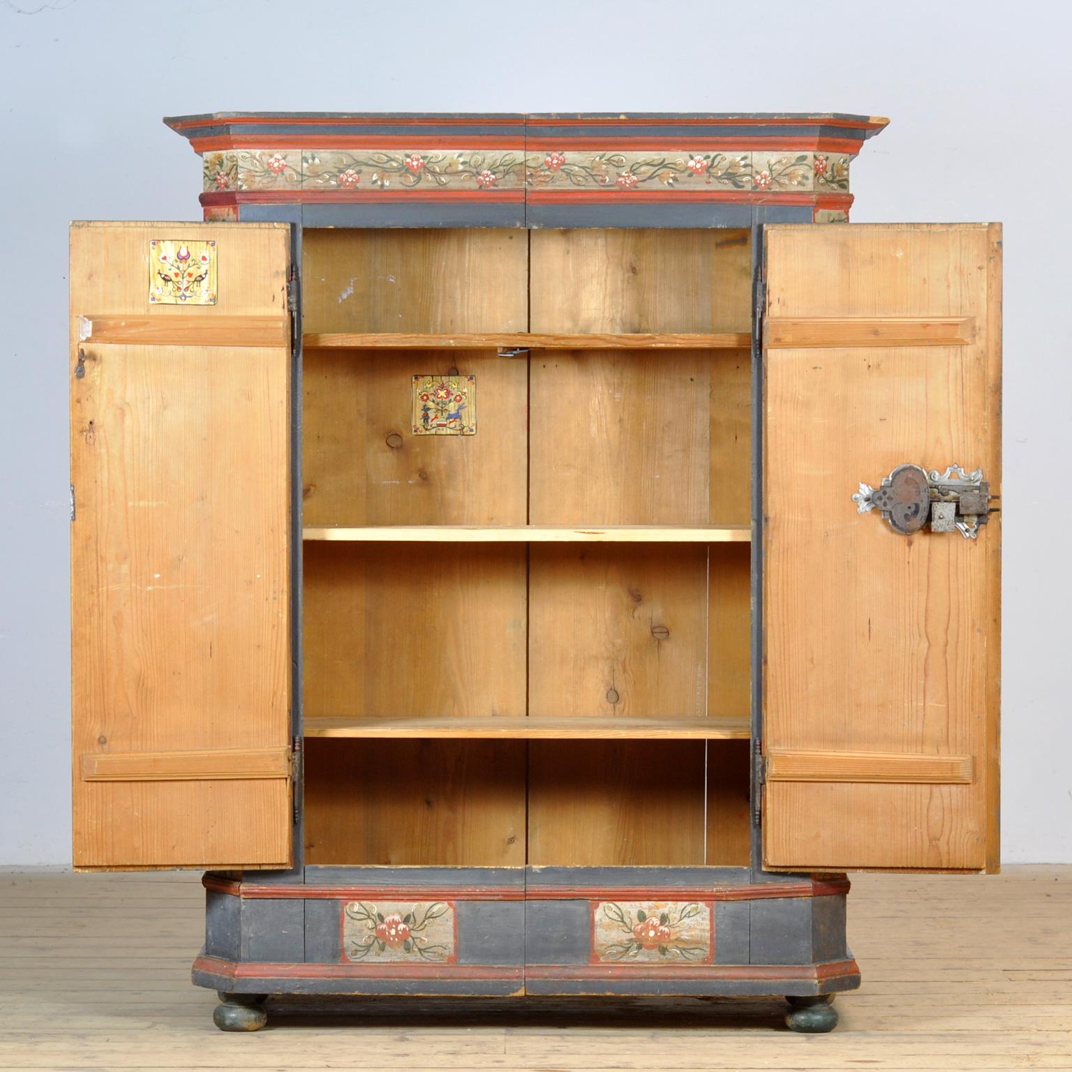 Allemand Cabinet de mariage allemand, daté de 1840 en vente