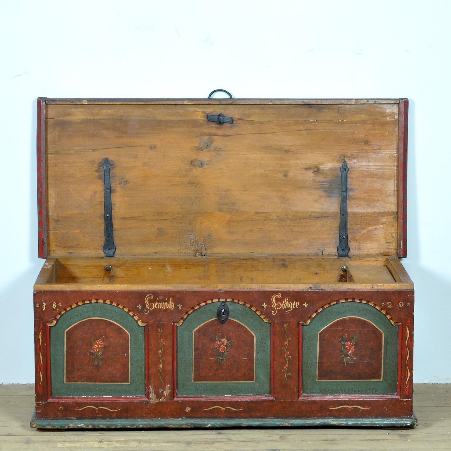 German Wedding Chest from 1820 7