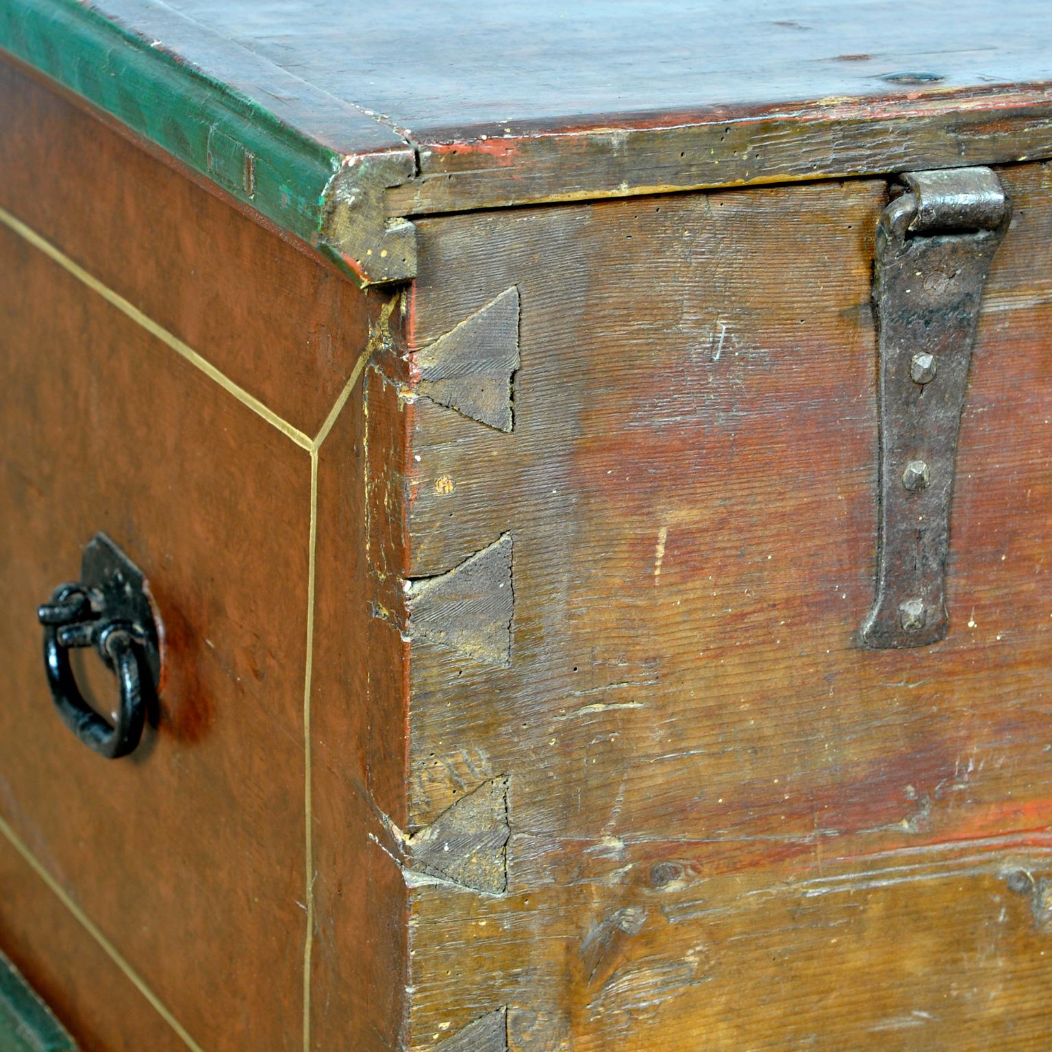German Wedding Chest from 1820 12