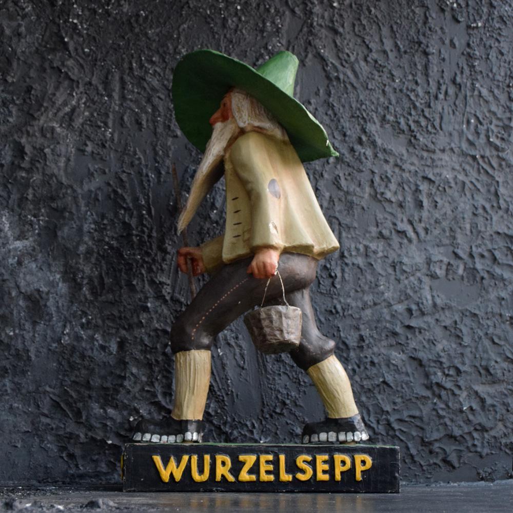 Mid-20th Century German Werbefigur Wurzelsepp Papier Mache Advertising Figure, circa 1930