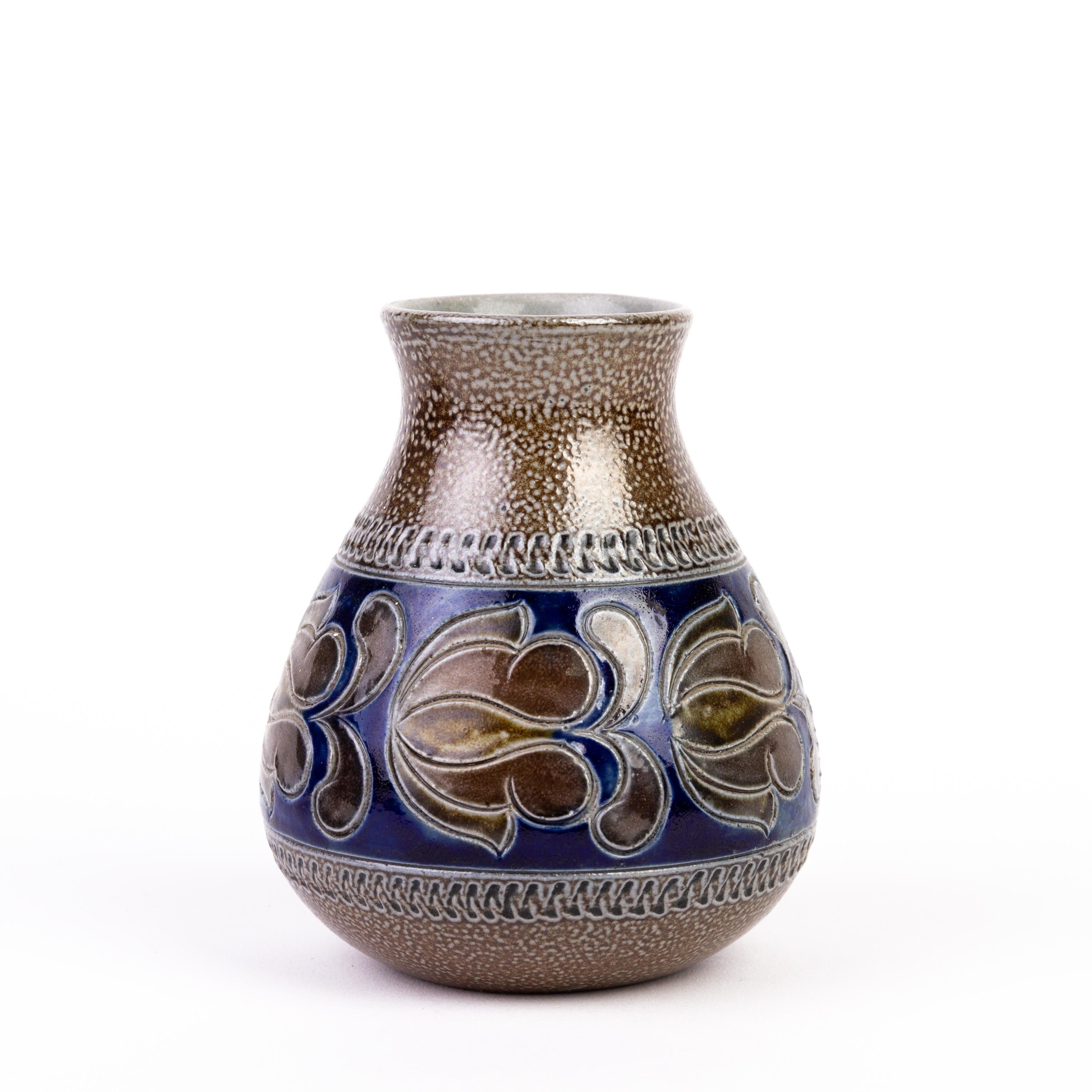 German Westerwald Salt Glazed Pottery Ewer Jug 19th C In Good Condition For Sale In Nottingham, GB