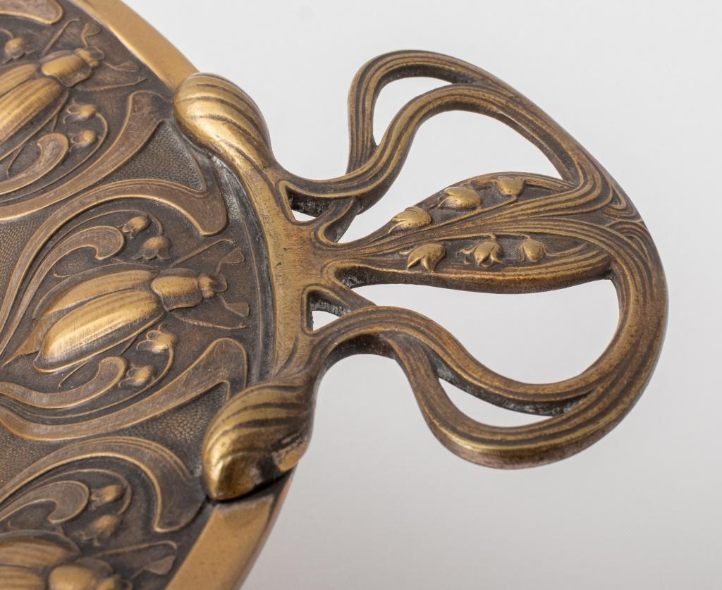 German Wmf Jugendstil Brass Tazza, circa 1890 In Good Condition In Astoria, NY