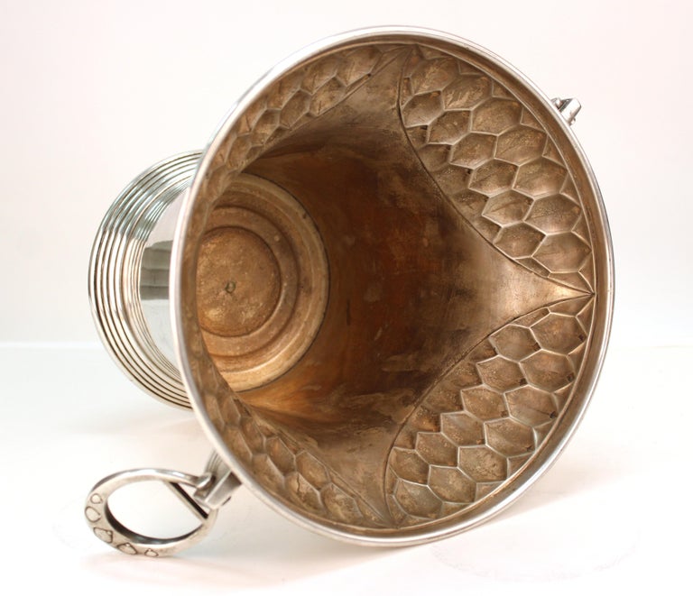 German WMF Secessionist Silver Plated Ice Bucket at 1stDibs