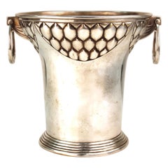 Antique German WMF Secessionist Silver Plated Ice Bucket