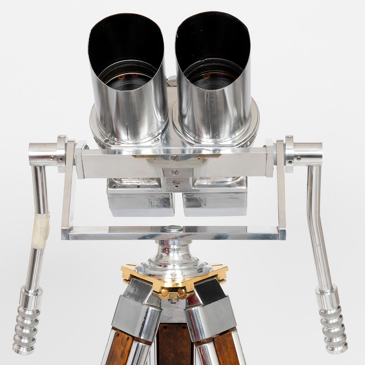 Legno Binocolo tedesco 10 x 80 della seconda guerra mondiale, Emil Busch, ottica superba, 1939 in vendita