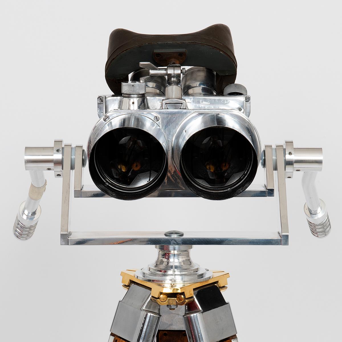 Binocolo tedesco 10 x 80 della seconda guerra mondiale, Emil Busch, ottica superba, 1939 in vendita 2