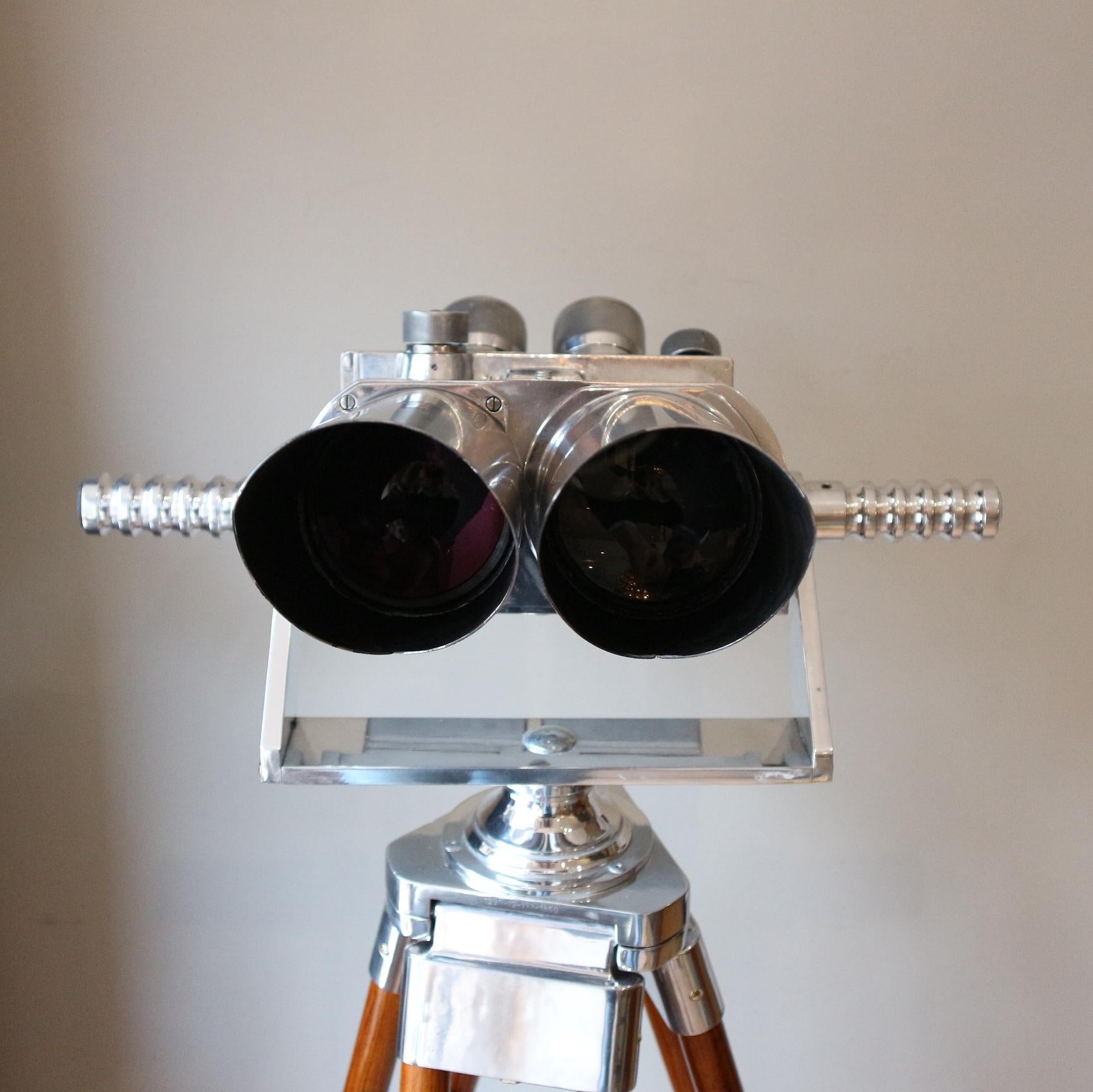 Mid-20th Century German WWII Binoculars by E. Leitz, Germany