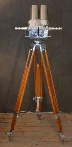 German WWII Binoculars by Schneider, Kreuznach, Germany