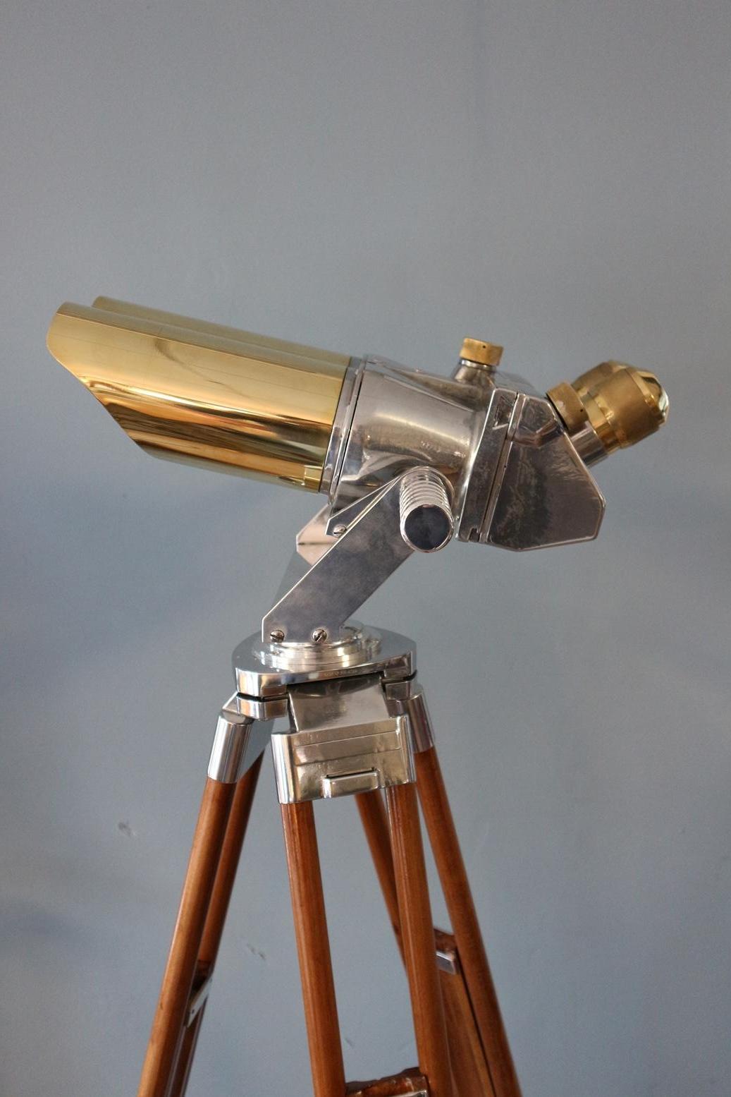 Mid-20th Century German WWII Binoculars by Schneider, Kreuznach, Germany