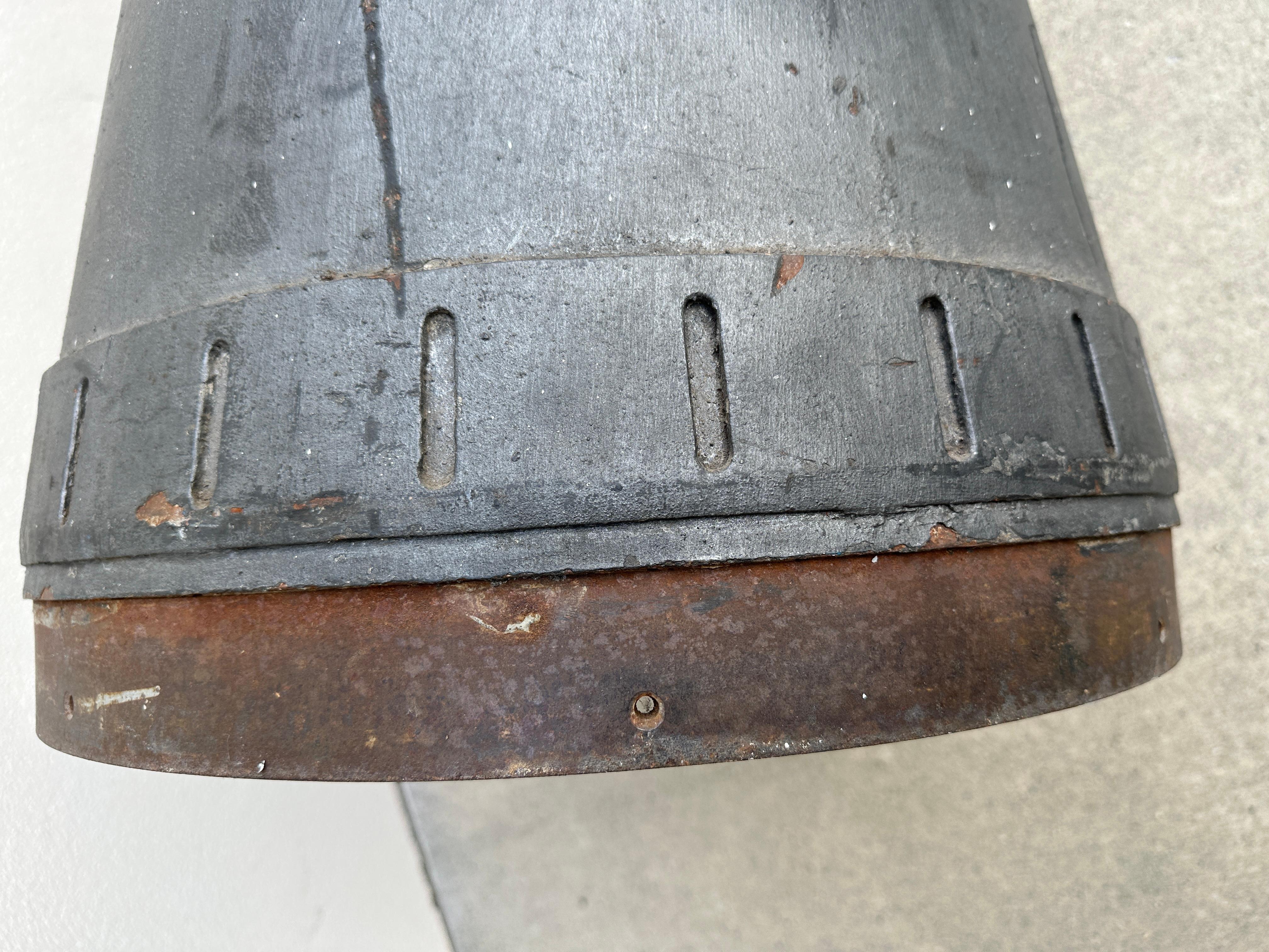 Steel German WWII U-Boat G7A (TII) Torpedo Rear Section Prop