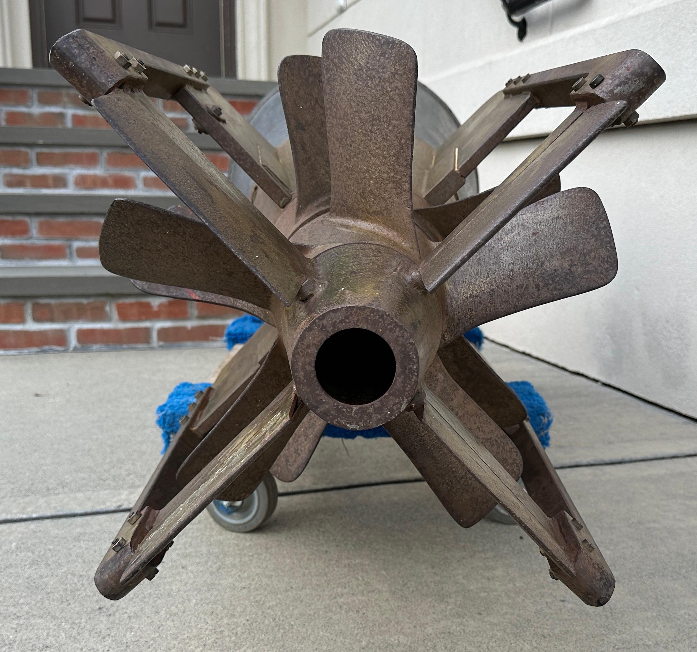 German WWII U-Boat G7A (TII) Torpedo Rear Section Prop 1